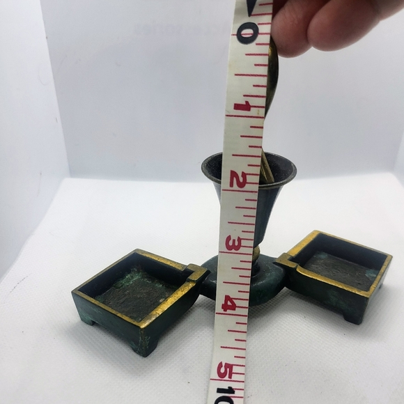 DAYAGI Style Holder Israel Judaica Handle Enamel Metal Salt Pepper Oil Vinegar - Picture 8 of 8